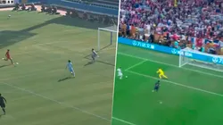 En Japón emularon el gol del Fideo en la final del mundo.