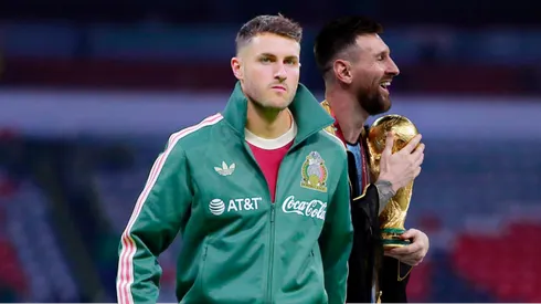 El delantero dijo admirar a Messi, pero no tanto para negar a México.