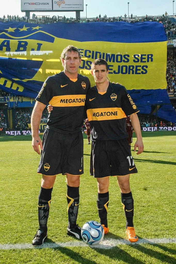 Tito Noir con Palermo. En sus inicios se lo comparó con el “Titán”