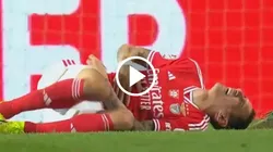 Insólito momento en el partido de Benfica.