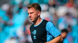 Esteban Rolón, a préstamo en Belgrano. Instagram @estebanrolonoficial