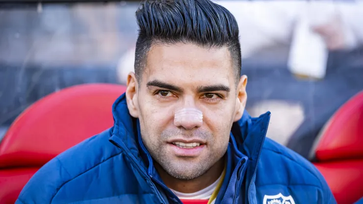 Radamel Falcao tiene pocos minutos en esta temporada con Rayo Vallecano.