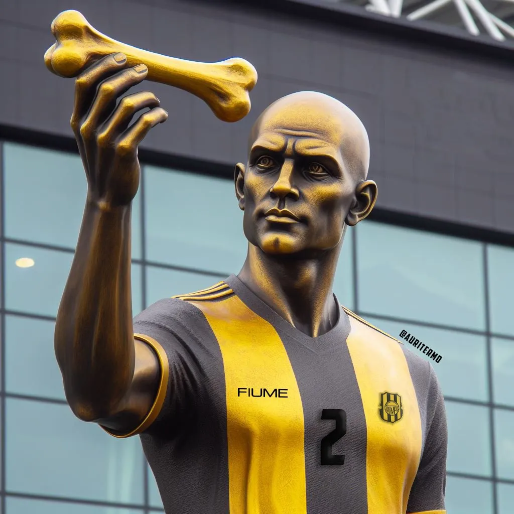 El sueño de los hinchas de Olimpo. (Foto: @auritermo).