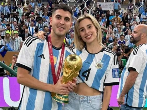 La ex de Exequiel Palacios asegura haber vendido su medalla de campeón del mundo