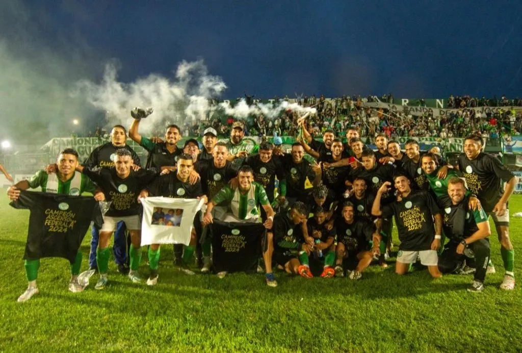 Camioneros superó Altos Hornos Zapla de Palpalá (Jujuy) y ascendió al Federal A. (Foto: Prensa Club Camioneros)