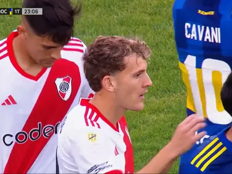 VIDEO | No se vio: lo que le hizo Colidio a Equi Fernández en medio del Superclásico