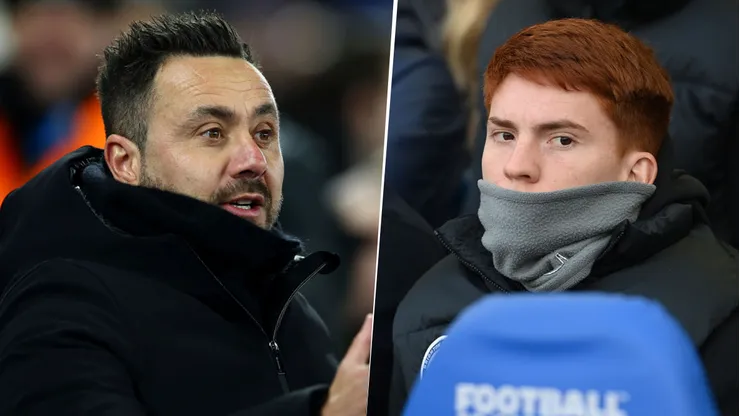 De Zerbi no citó a Barco tras debutar en la Premier League.