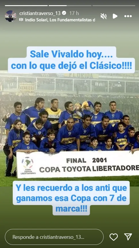 La historia de Traverso.