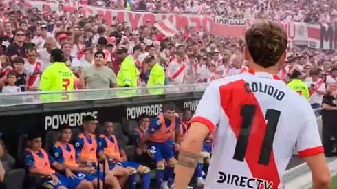 VIDEO | La reacción de Blondel cuando Colidio se acercó al banco de suplentes de Boca