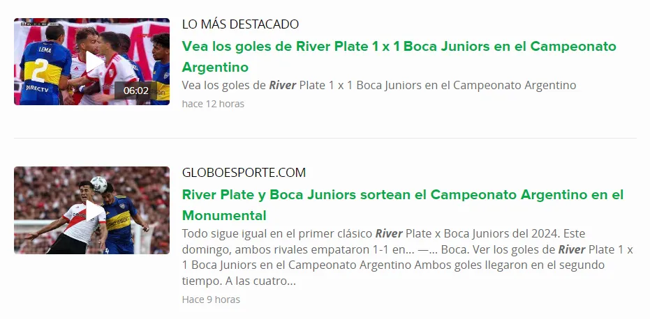 Ge Globo – Brasil.