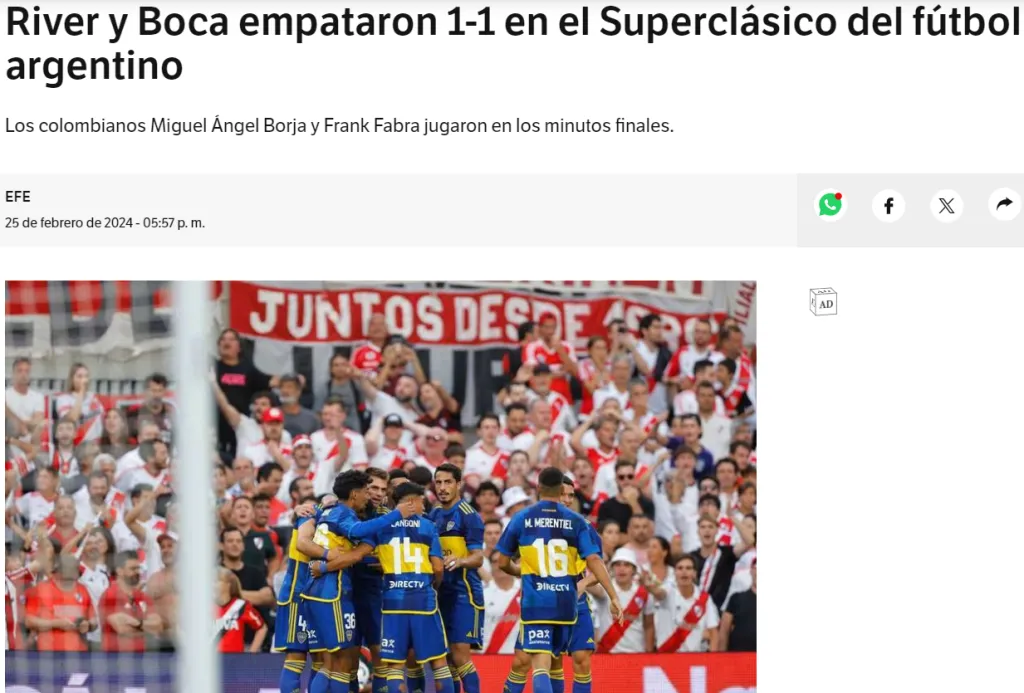 El Espectador – Colombia.