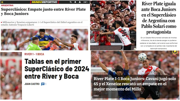 Las repercusiones en los principales portales del mundo.