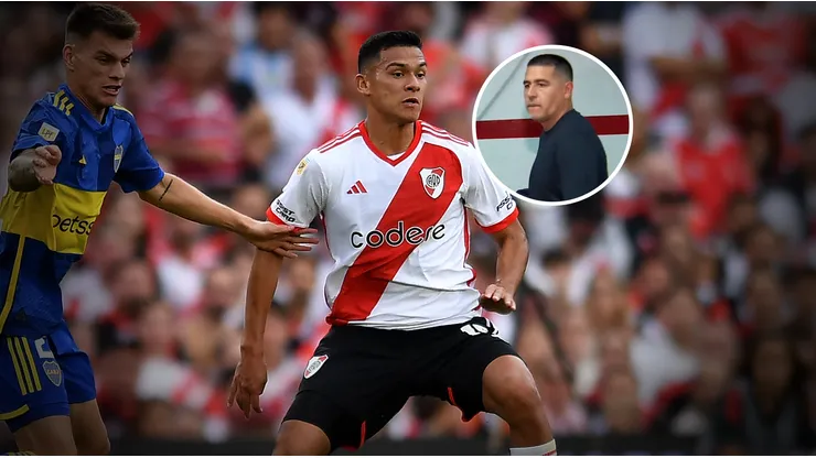 Herrera fue amonestado por una dura patada a Zenón.
