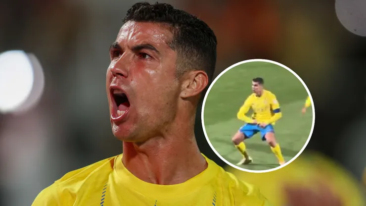 Cristiano Ronaldo y un gesto que le puede costar caro.