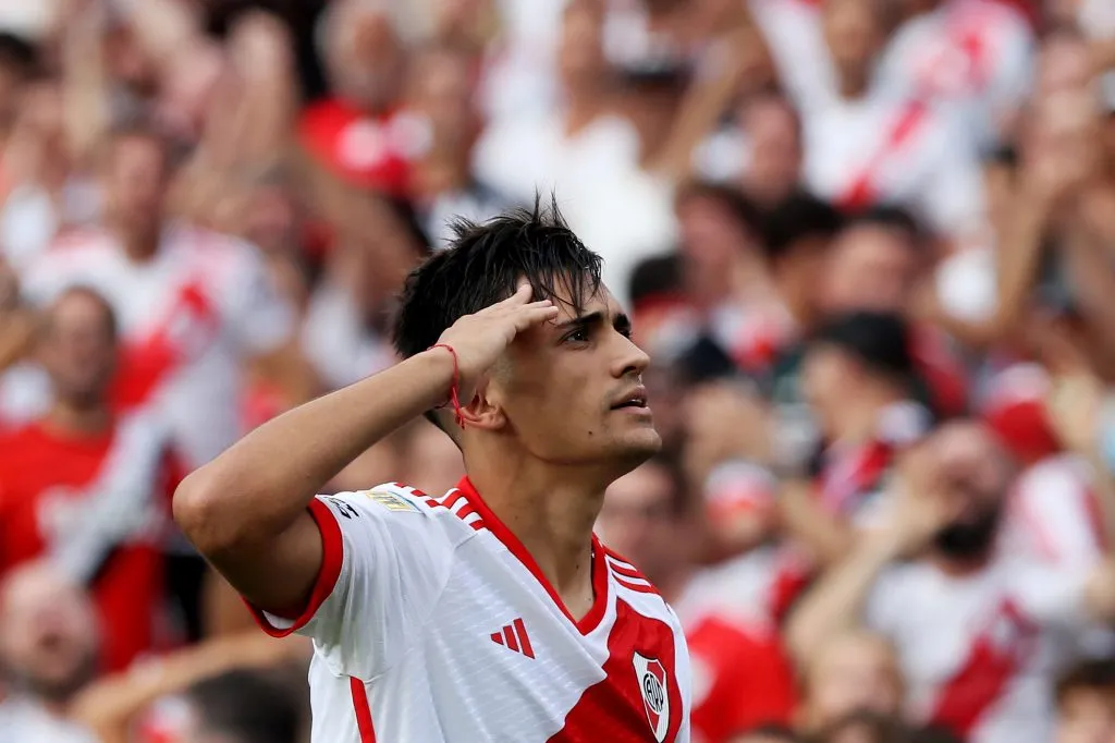 Pablo Solari, el autor del gol de River. (Foto: Getty).