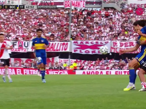 La polémica del Superclásico: ¿Era expulsión a Cavani por un codazo a Paulo Díaz?