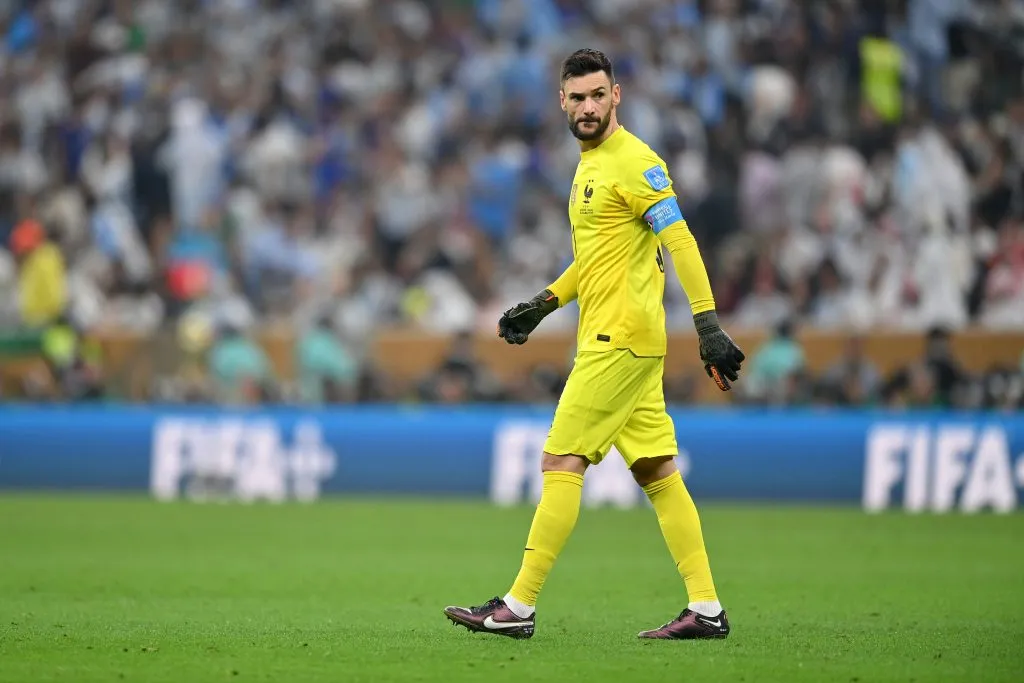 Hugo Lloris en la final del Mundial de Qatar.