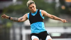 Juanfer Quintero entrenando en Racing. (Foto: Prensa Racing)