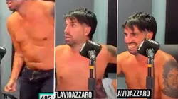 El periodista gritó desaforadamente el gol de Racing.