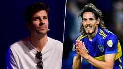 Gerard Piqué habló sobre Edinson Cavani.