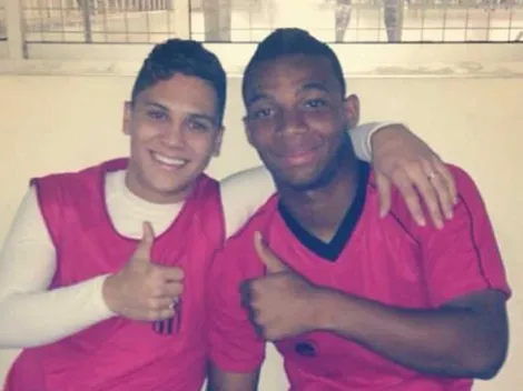 El saludo de Juanfer Quintero a Fabra a días del Superclásico