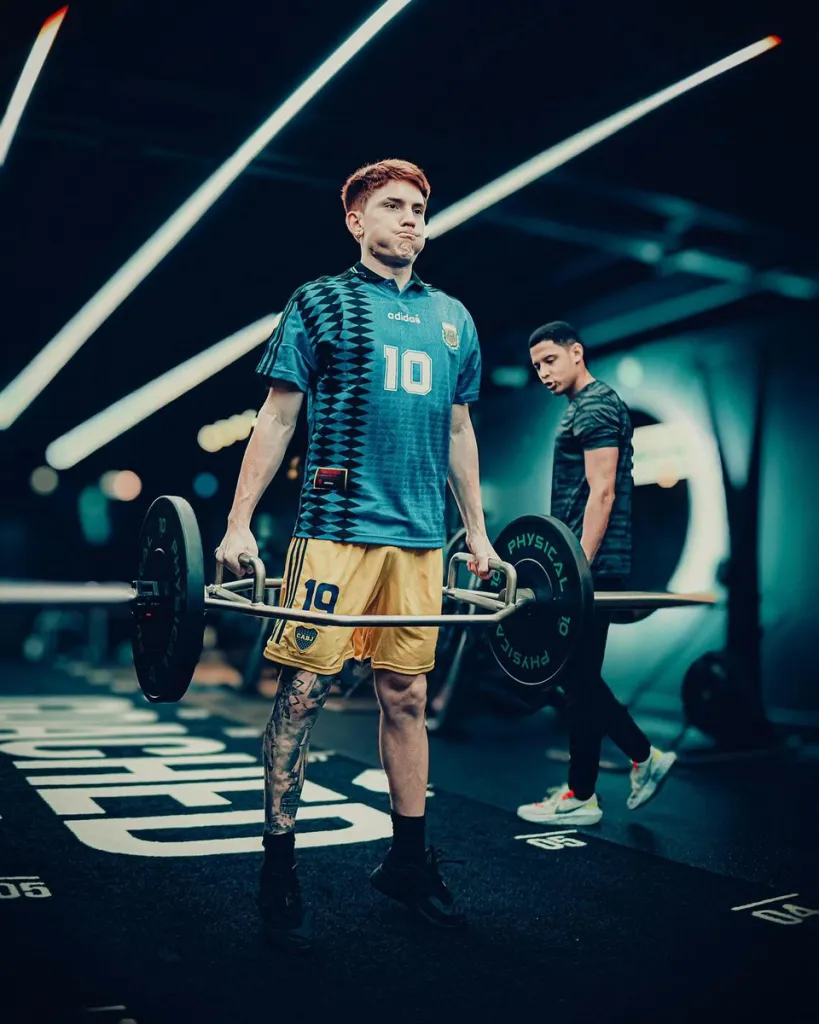 Barco entrenando en Inglaterra. (Foto: @Colo.Barco)