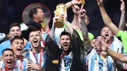 Simeone va por una figura de la Scaloneta.