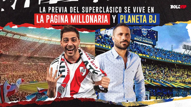 El Superclásico se vive en La Página Millonaria y en Planeta Boca