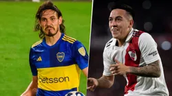 Cavani y Barco podrían ser figuras importantes en el Superclásico.