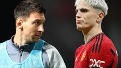 Garnacho dejó a Messi atrás de Cristiano Ronaldo