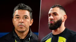 Gallardo y Benzema, crónica de pelea y reconciliación en Al Ittihad.