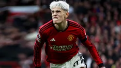 Alejandro Garnacho con el Manchester United