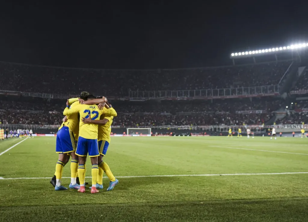 La última vez que Boca ganó en el Monumental (Getty)