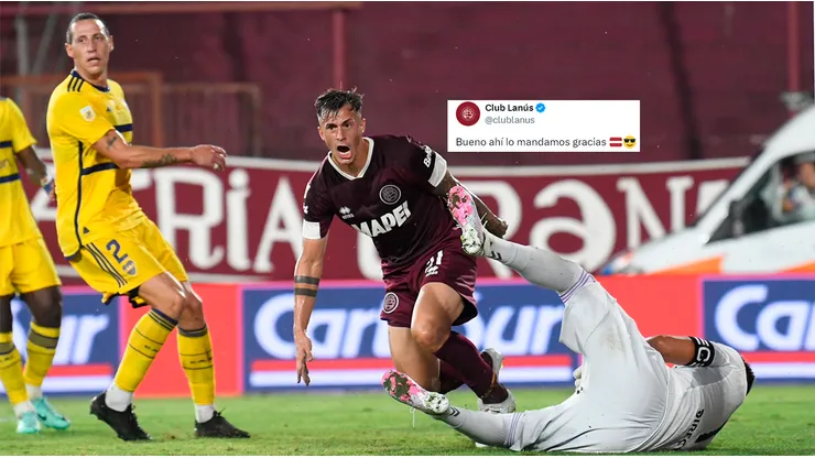 Lotti marcó el segundo del Granate ante Boca.
