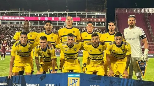 La formación de Boca en el duelo ante Lanús
