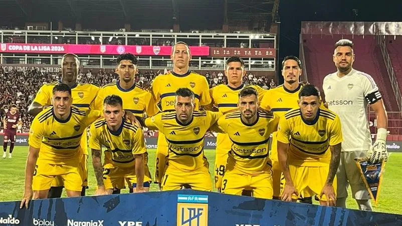 La formación de Boca en el duelo ante Lanús