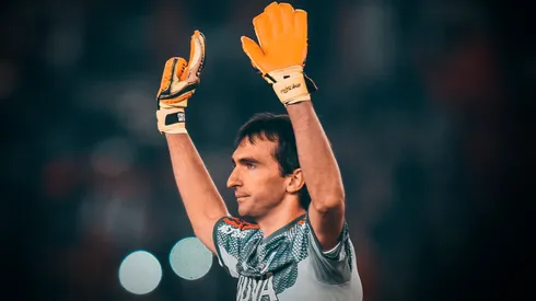 Marcelo Barovero en su despedida de River.