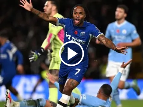 Raheem Sterling definió magistral y el Chelsea sorprende al Manchester City