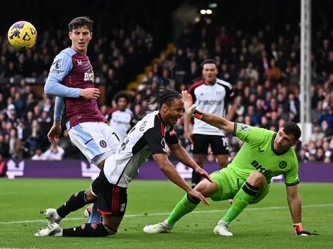 Dibu Martínez, como en la final ante Francia, evitó que Fulham le empate a Aston Villa