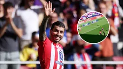 El argentino aportó un doblete a la goleada del Colchonero.