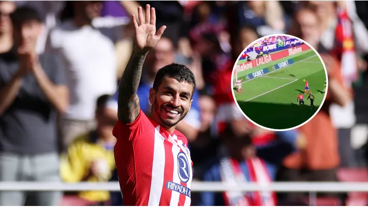 El argentino aportó un doblete a la goleada del Colchonero.