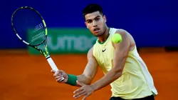 Carlos Alcaraz en acción.