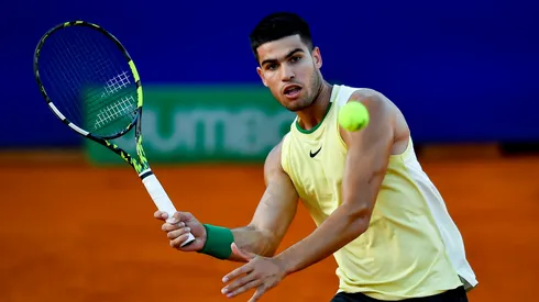 Carlos Alcaraz en acción.