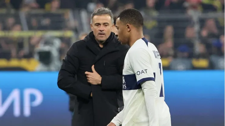 Luis Enrique fue cauto sobre la salida de Mbappé del PSG