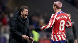 Simeone y Griezmann en Atlético de Madrid.