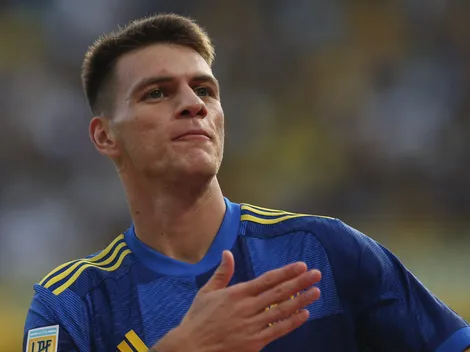 ¿El amuleto? El gesto de Kevin Zenón antes de convertir su primer gol en Boca