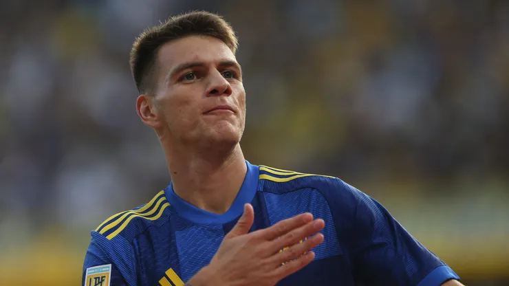 ¿El amuleto? El gesto de Kevin Zenón antes de convertir su primer gol en Boca