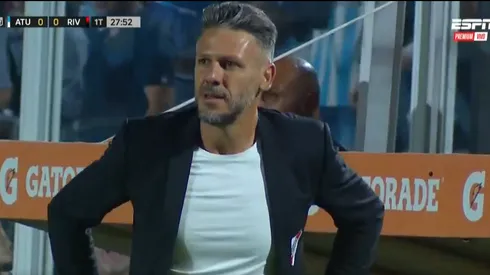 A Demichelis no le gustó la decisión de Barco.