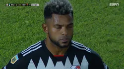 Borja se enojó con Barco antes del penal que falló River