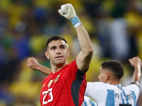 Dibu Martínez: "Quiero llegar a los 100 partidos con la Selección Argentina"